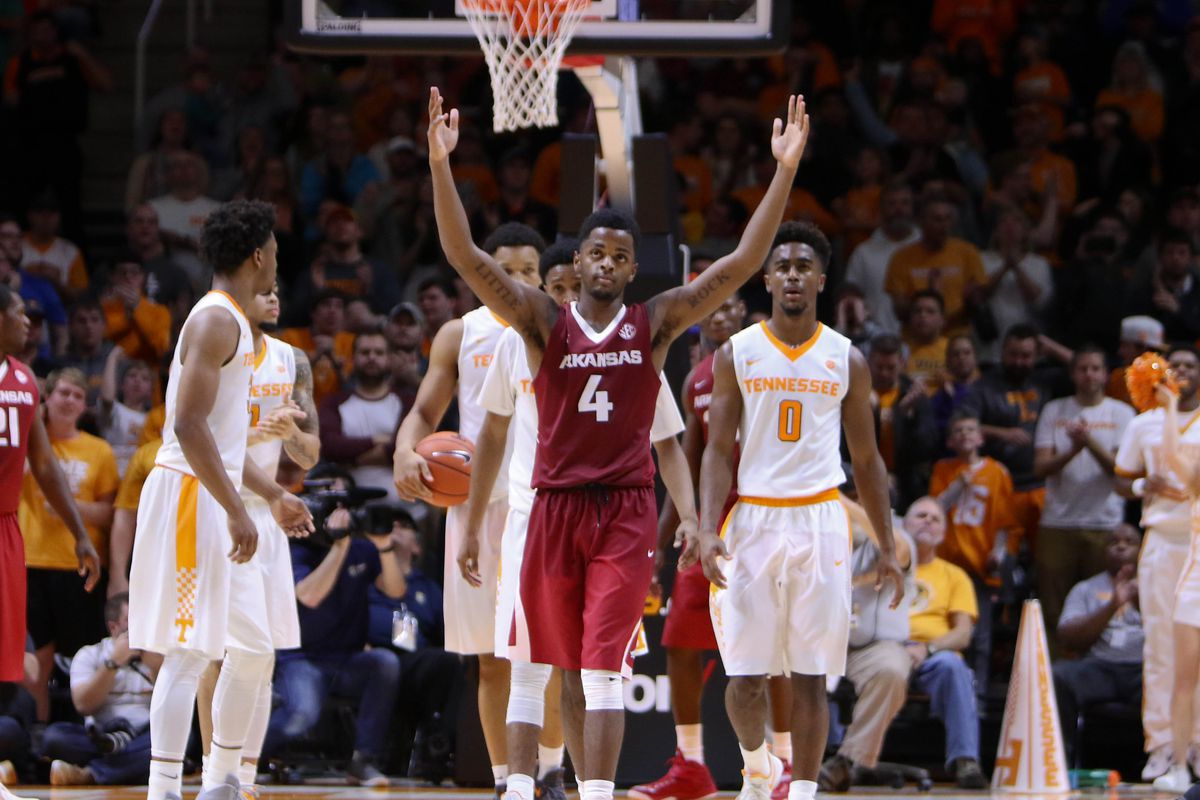 NCAA Basketball: Arkansas at Tennessee