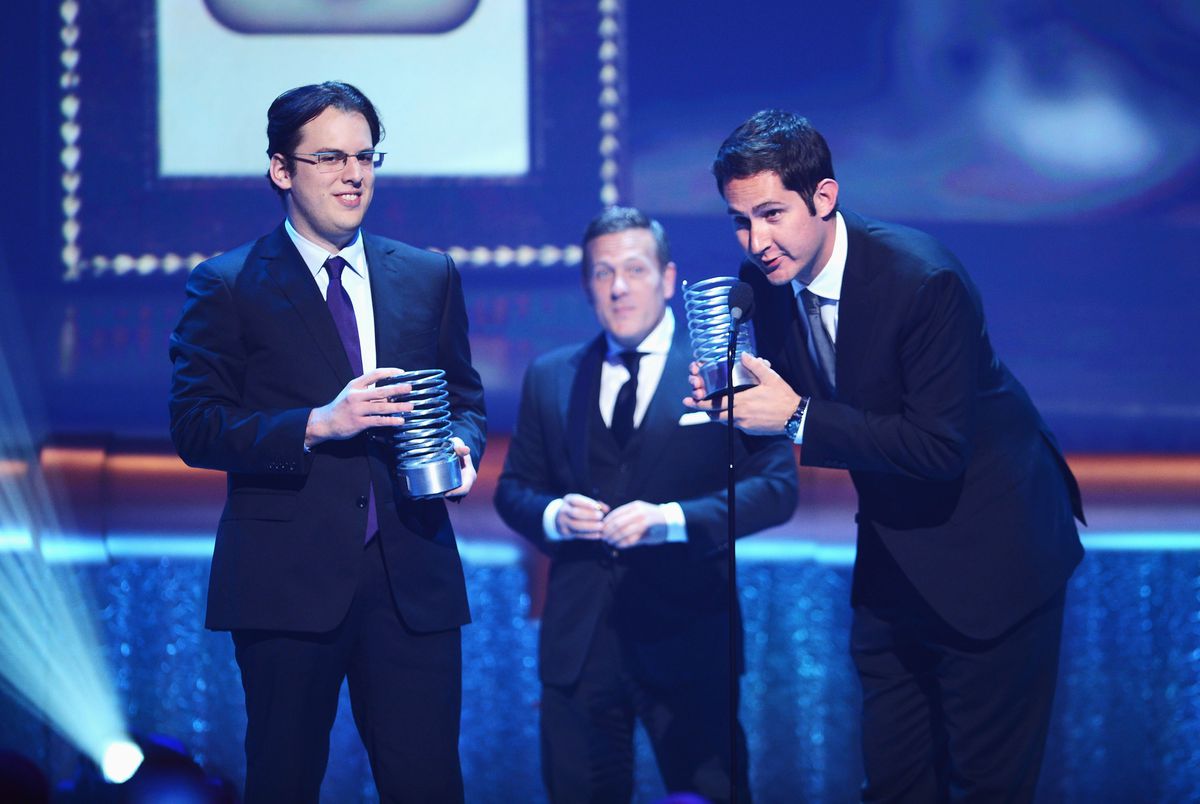 Kevin Systrom and Mike Krieger won a Webby for “Breakout App of the Year” in May 2012, just a month after Facebook bought Instagram for $1 billion.