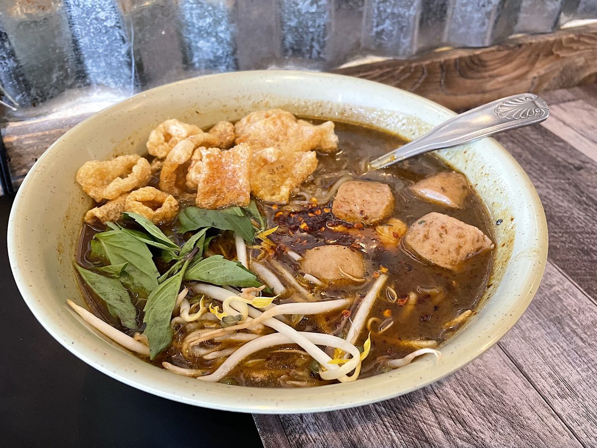 Boat noodle soup