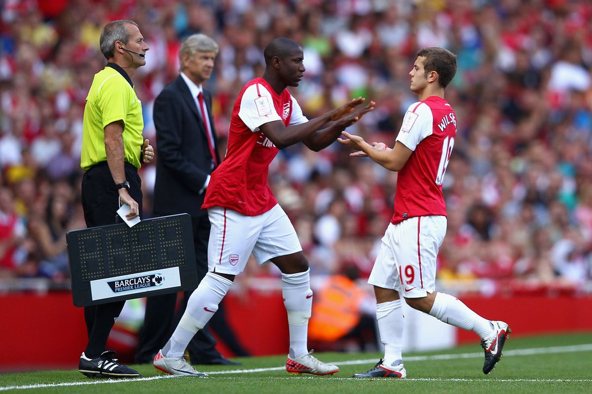 The last time we saw Jack in an Arsenal shirt. He still has two ankles.They're probably going to remove one.