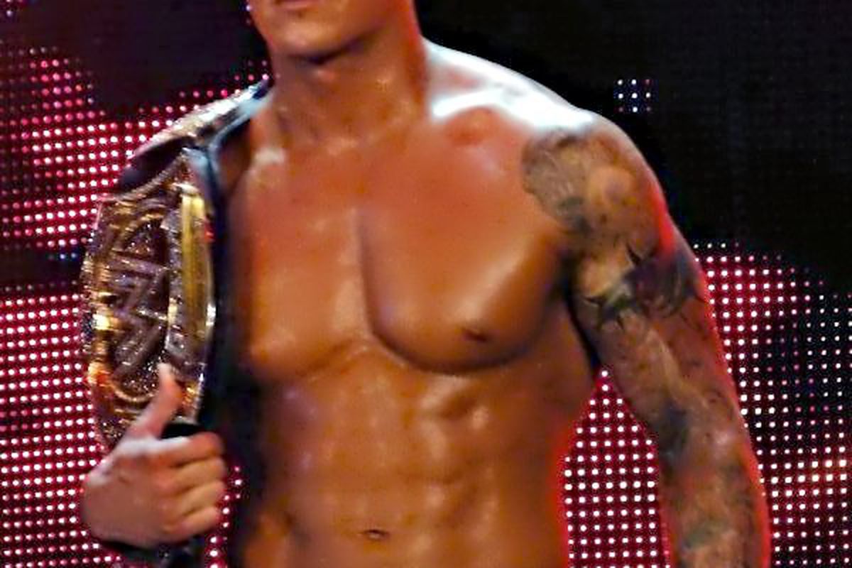 Randy Orton current run as Smackdown's top babyface is one of the worst drawing in WWE history.  (Via <a href="http://upload.wikimedia.org/wikipedia/commons/b/b1/Orton_4th_WWE_Title.jpg">upload.wikimedia.org</a>)