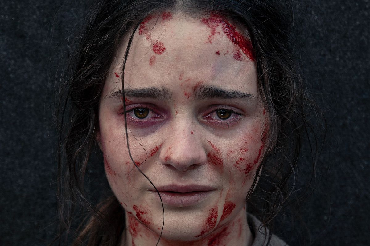 Aisling Franciosi plays Clare in The Nightingale.