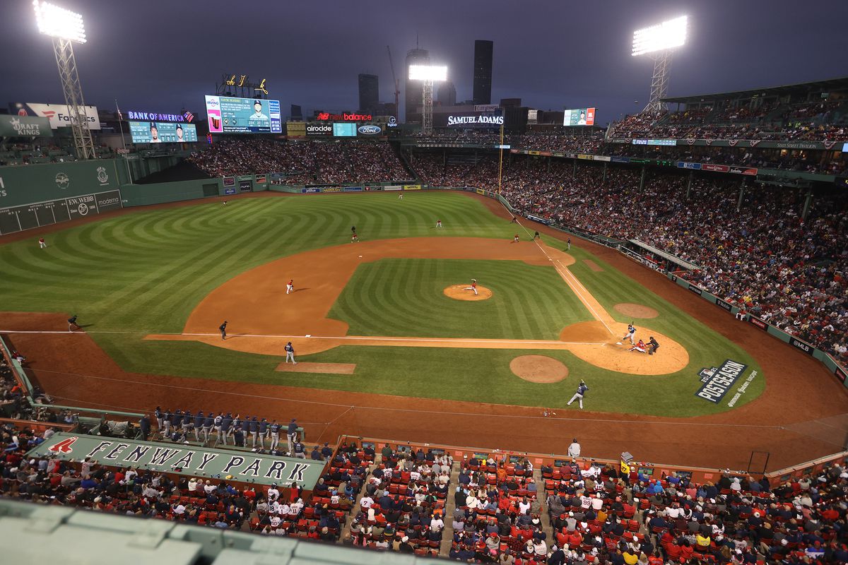 Tampa Bay Rays Vs. Boston Red Sox at Fenway Park in ALDS