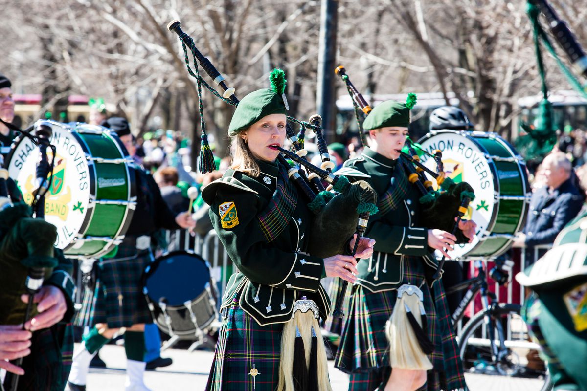 The Shannon Rovers at the Chicago St. Patrick’s Day Parade.