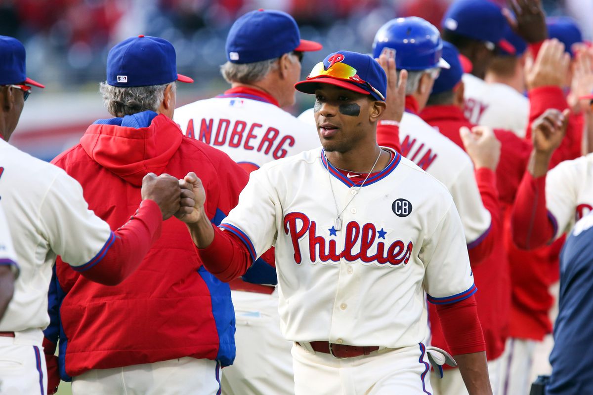 The Phils celebrated another series win on Sunday.