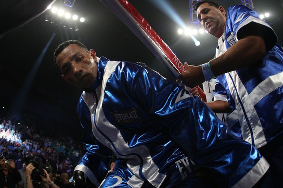 Ricardo Mayorga could be next in line for Saul Alvarez. (Photo by Al Bello/Getty Images)
