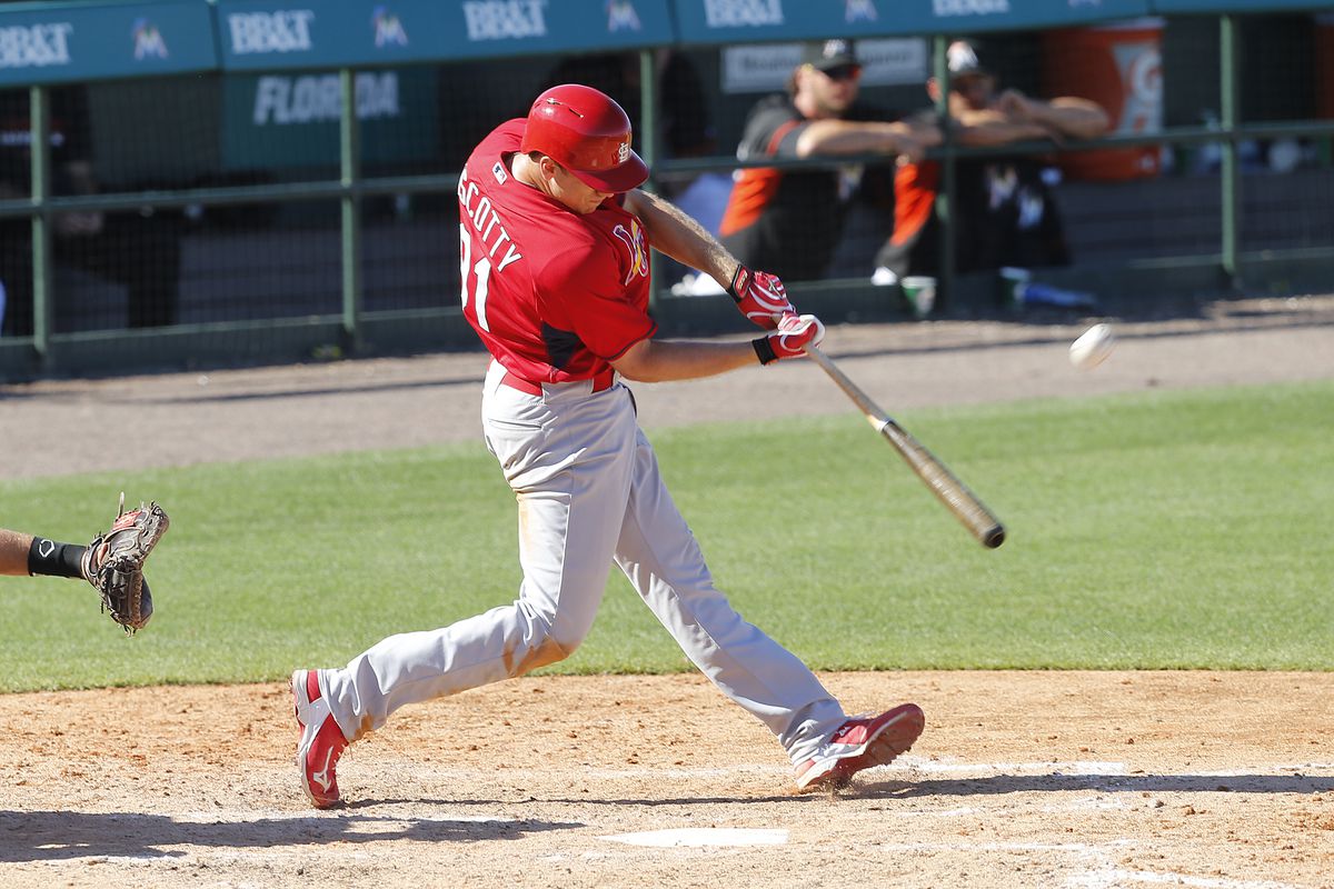 My 2014 pick, Stephen Piscotty, in action. 