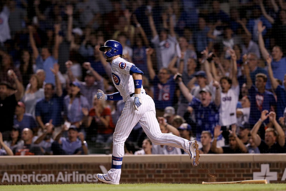 Savor the image of a Kris Bryant home run at Wrigley Field. 