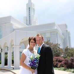 Two years after being reactivated in the LDS Church, Trinity Fletcher married Braedon Fletcher in the Bountiful Temple.