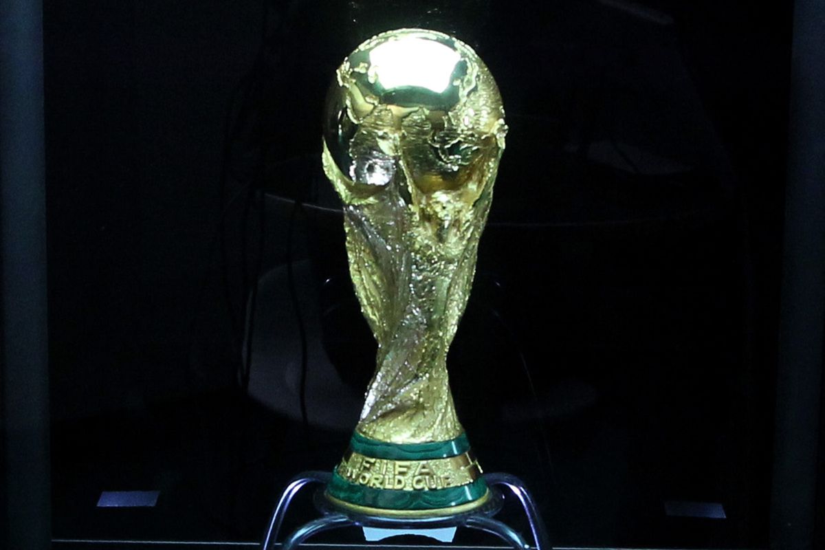  Either Germany or Argentina will hoist the most coveted trophy in the world today.