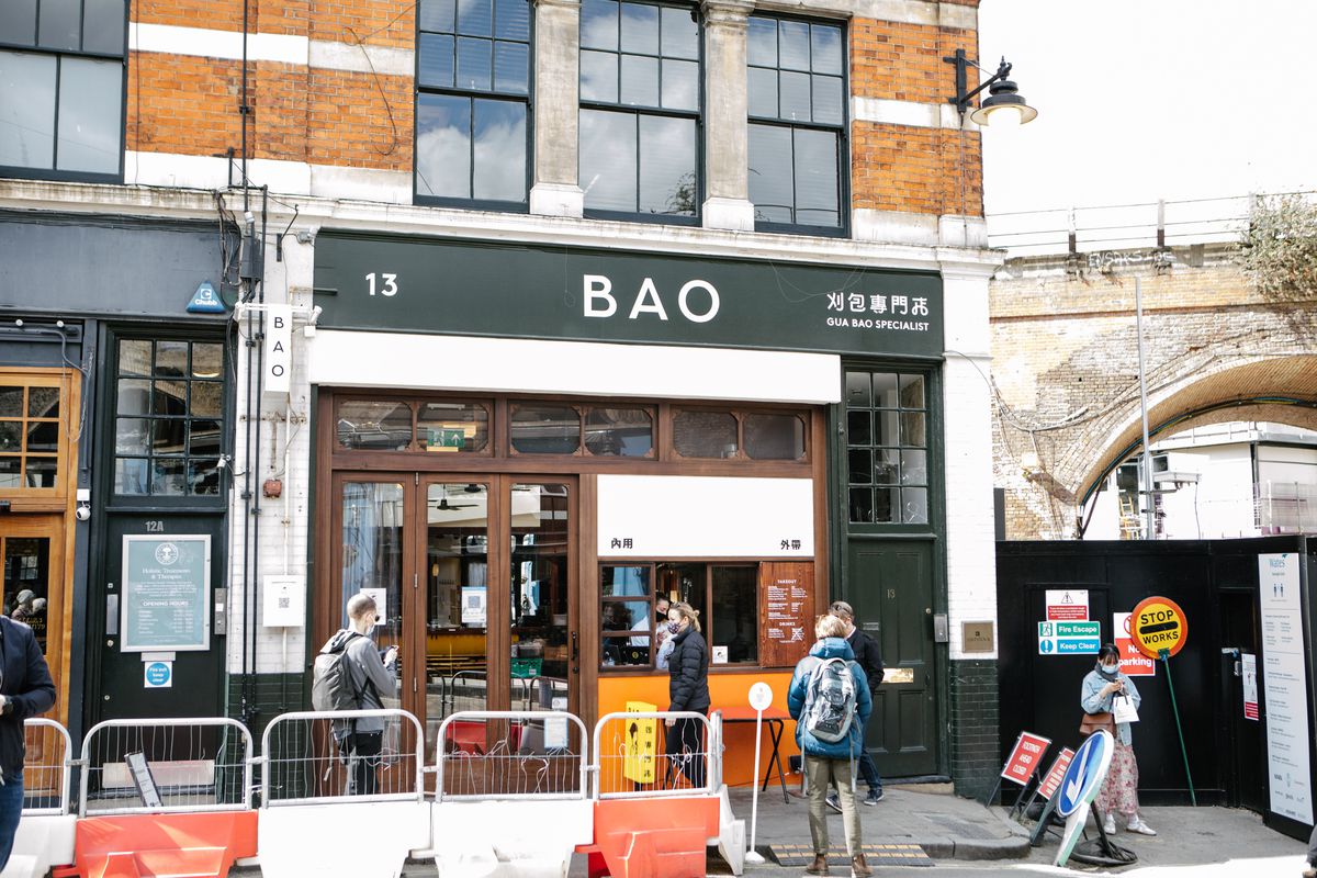 Bao at Borough Market serves baos, fried chicken, sides, bubble tea and beer