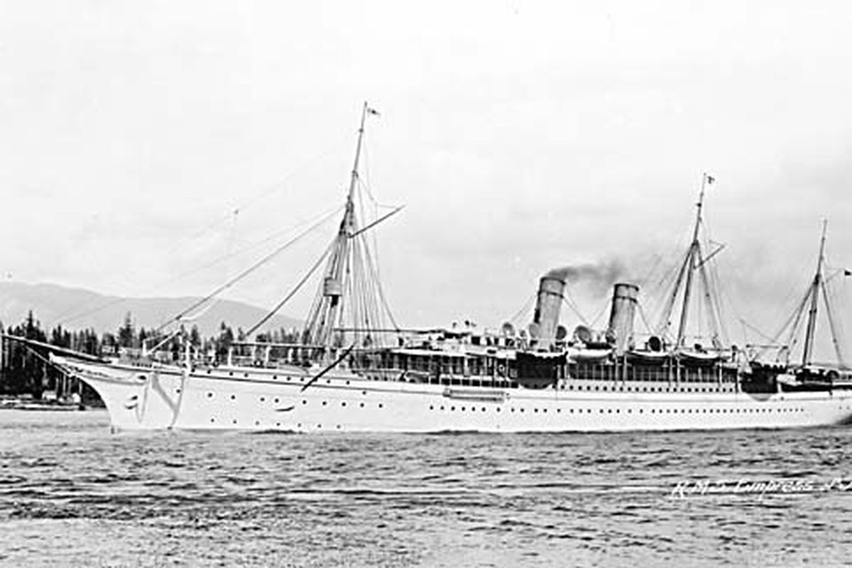 The RMS Empress of Japan.
