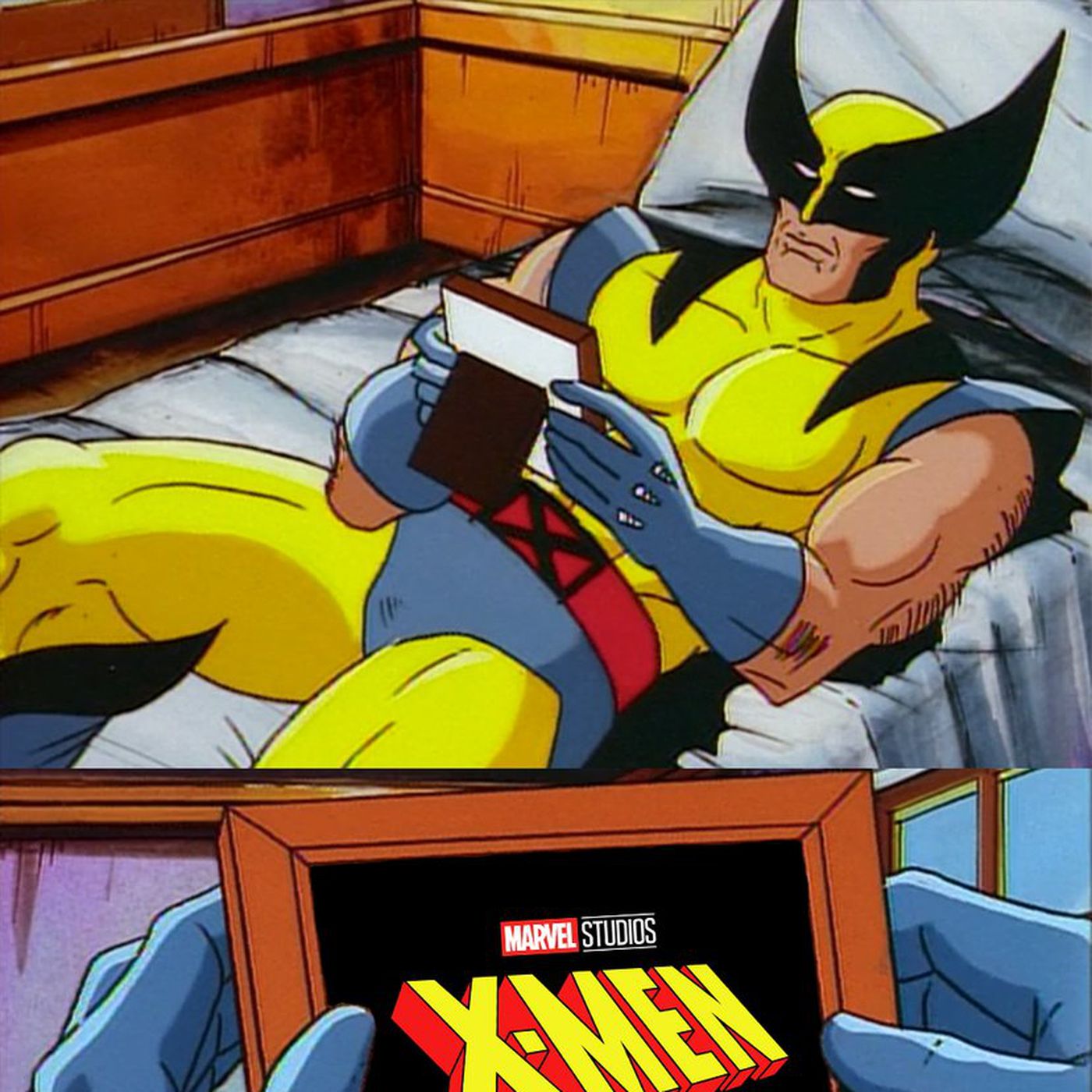 Marvel embraces the Sad Wolverine meme to announce X-Men '97, a new animated  Disney Plus show - The Verge