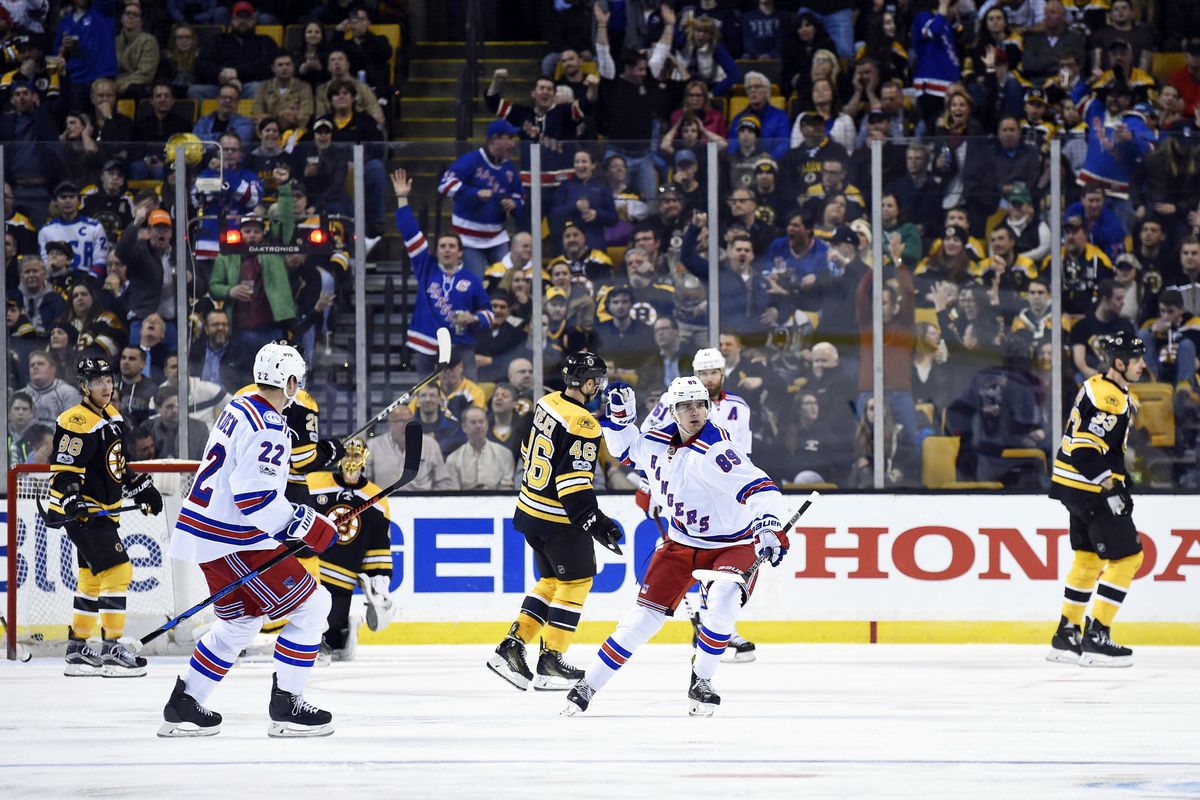 NHL: New York Rangers at Boston Bruins