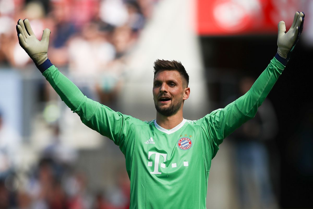 COLOGNE, GERMANY - MAY 05: Sven Ulreich #26 of Bayern Munich reacts during the Bundesliga match between 1. FC Koeln and FC Bayern Muenchen at RheinEnergieStadion on May 5, 2018 in Cologne, Germany.