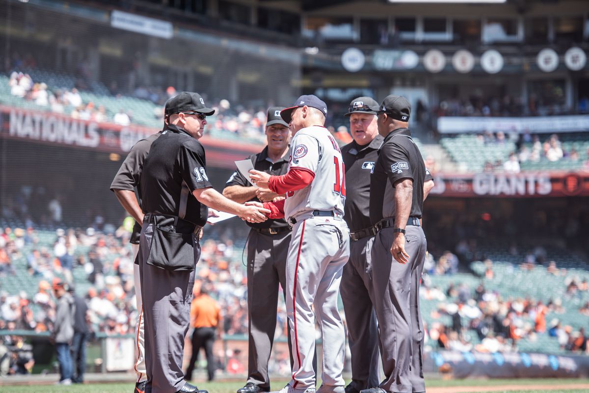 MLB: APR 25 Nationals at Giants