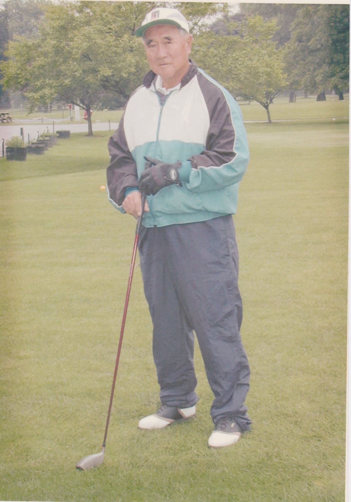 An athlete all his life, Yosh Yamada enjoyed golfing.