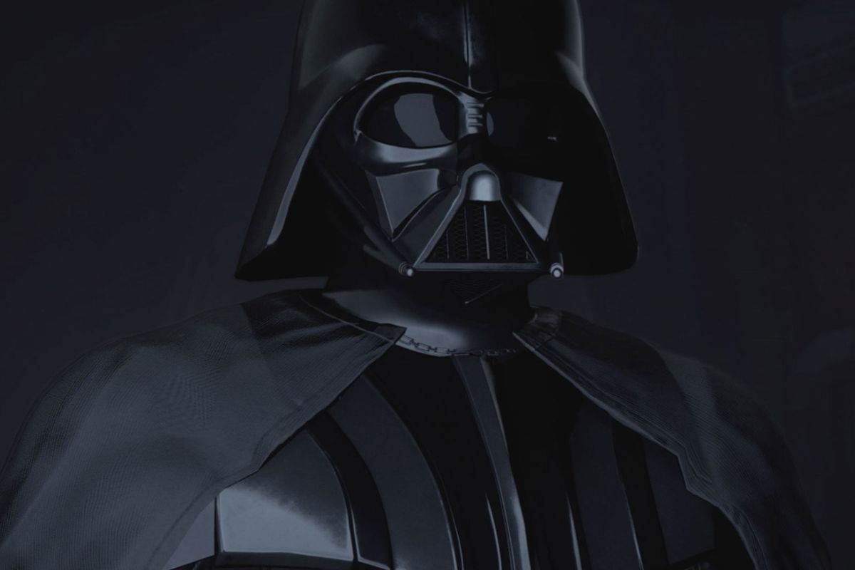 A press screenshot of Vader Immortal, fro Oculus and ILMxLAB. Released during Star Wars Celebration 2019.