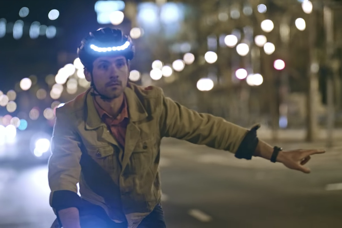 Lumos LED bike helmet