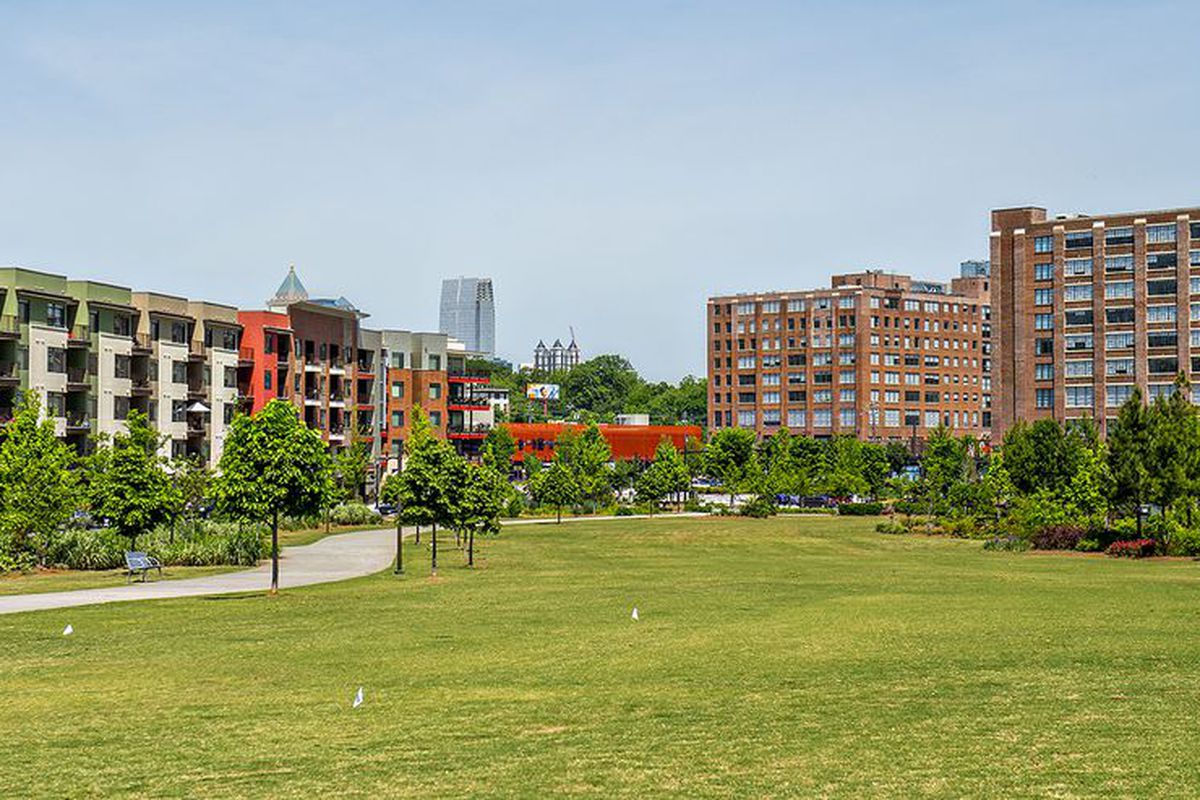 A photo of Historic Fourth Ward Park in Atlanta. 