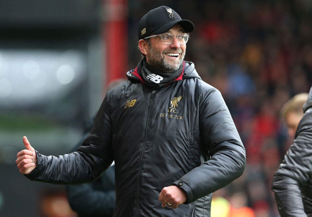 AFC Bournemouth v Liverpool FC - Premier League
BOURNEMOUTH, ENGLAND - DECEMBER 08: Liverpool manager Jurgen Klopp during the Premier League match between AFC Bournemouth and Liverpool FC at Vitality Stadium on December 8, 2018 in Bournemouth, United Kingdom.