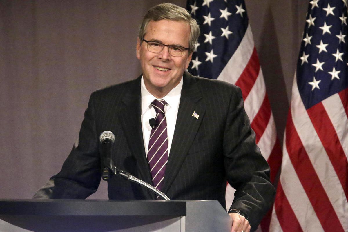 In this Feb. 18, 2015 file photo, former Florida Gov. Jeb. Bush speaks in Chicago. As Florida"™s governor, Jeb Bush was among the nation"™s most conservative state chief executives. He"™s quietly embarking on work to persuade the right-flank of the Republ