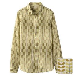 Orla Kiely L/S Shirt in Yellow, $20.