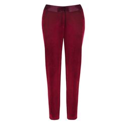 Velvet Ankle Tuxedo Pant in Red, $39.99 (Available on Net-A-Porter)