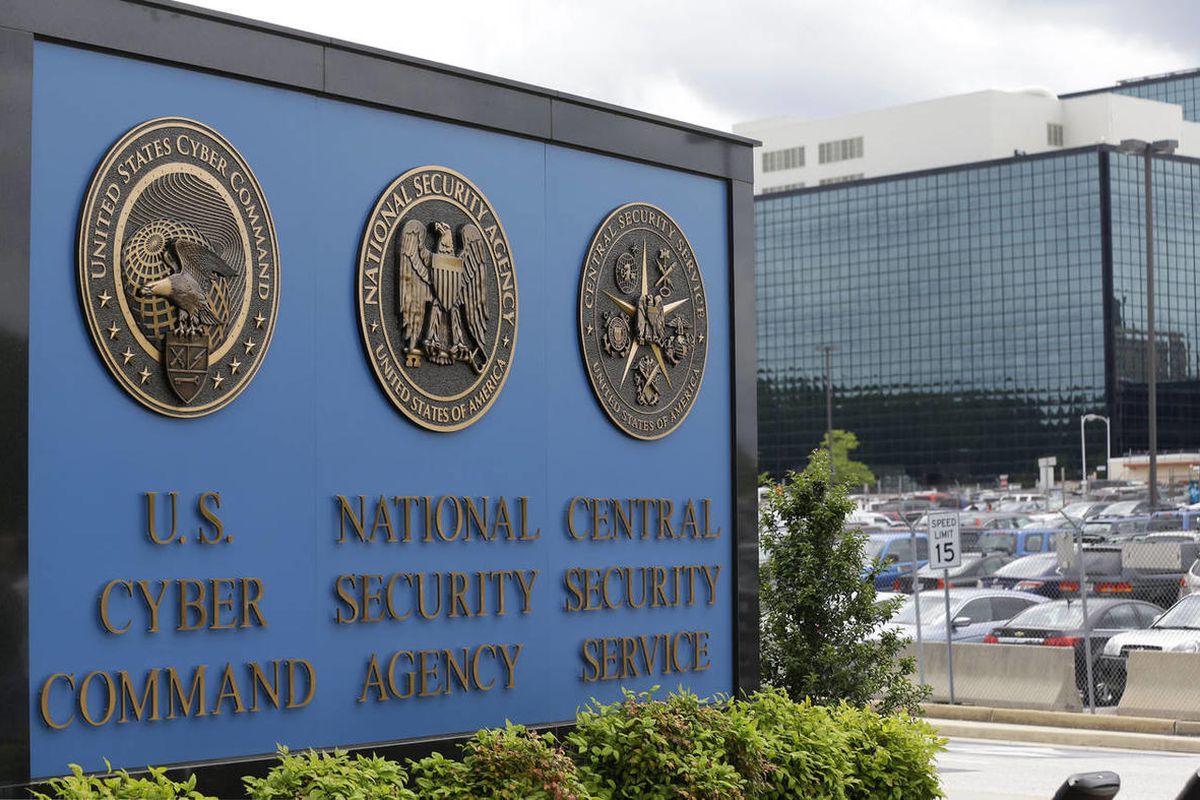 A sign stands outside the National Security Administration (NSA) campus in Fort Meade, Md., Thursday, June 6, 2013. The Obama administration on Thursday defended the National Security Agency's need to collect telephone records of U.S. citizens, calling su