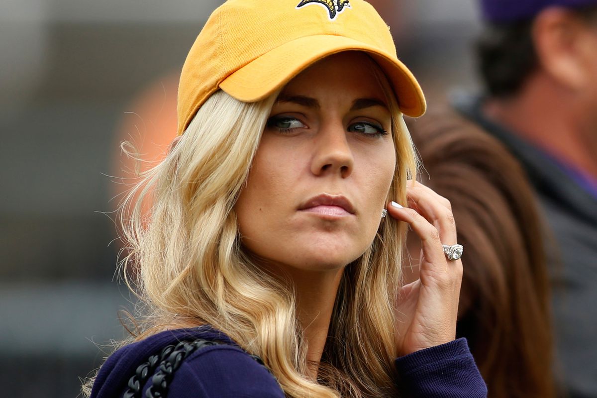 Samantha Ponder made an appearance, and that's always nice. 