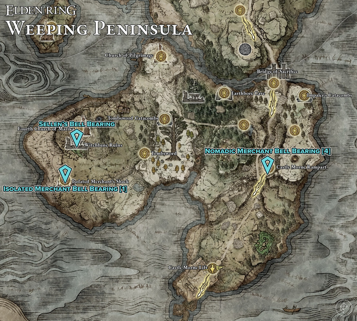 Elden Ring guide: Every bell bearing location 