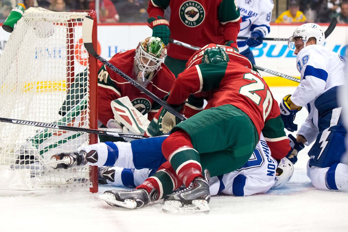 Despite all of the chaos around his crease, Dubnyk stood tall against the Lightning.