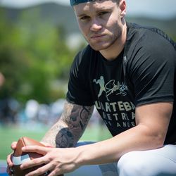 <strong>TATE MARTELL: </strong>Martell, rated as one of the top QBs in the 2017 recruiting class, committed to the Aggies in August 2015, only to decommit in May 2016 when the Aggies switched from Offensive Coordinator Jake Spavital to Noel Mazzone.
