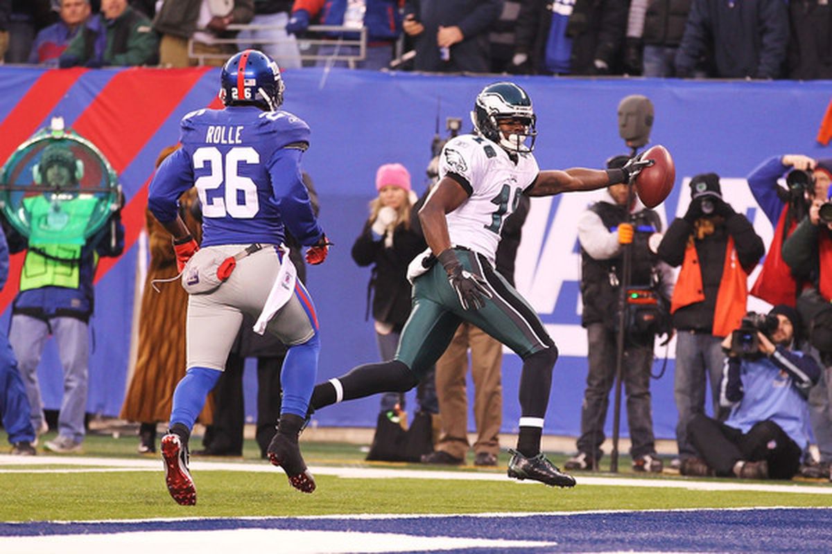 Obviously the Giants didn't have the right defensive scheme on this Eagles touchdown.