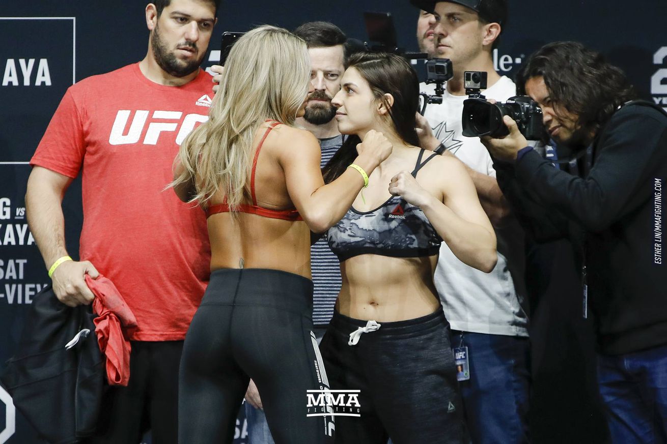 Ashley Yoder faces off with Mackenzie Dern at UFC 222 on Saturday night.