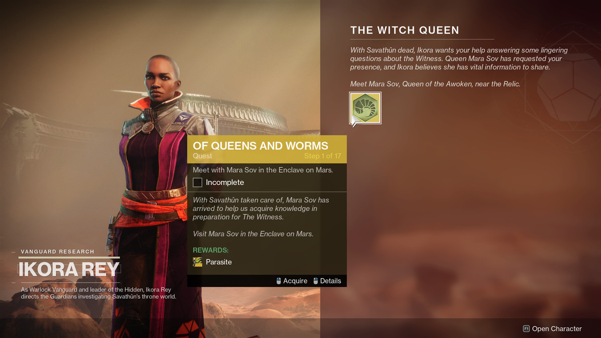 Destiny 2: The Witch Queen Osteo Striga, Parasite, and Dead Messenger guide