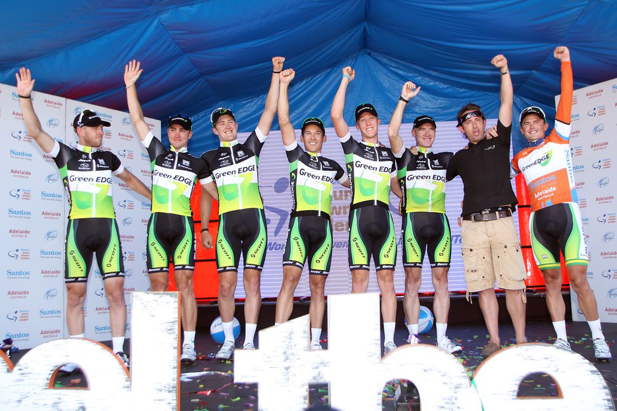 GreenEdge started off the season with a bang by winning the Santos Tour Down Under