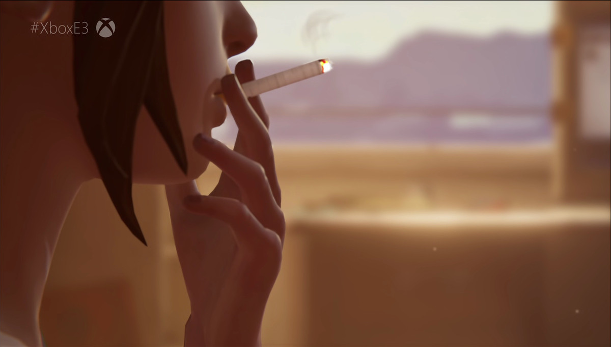 Life is Strange: Before the Storm - Chloe smoking
