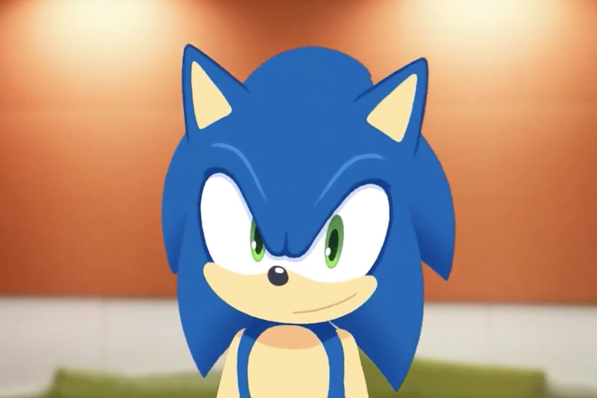 it’s a 3D animated sonic model 