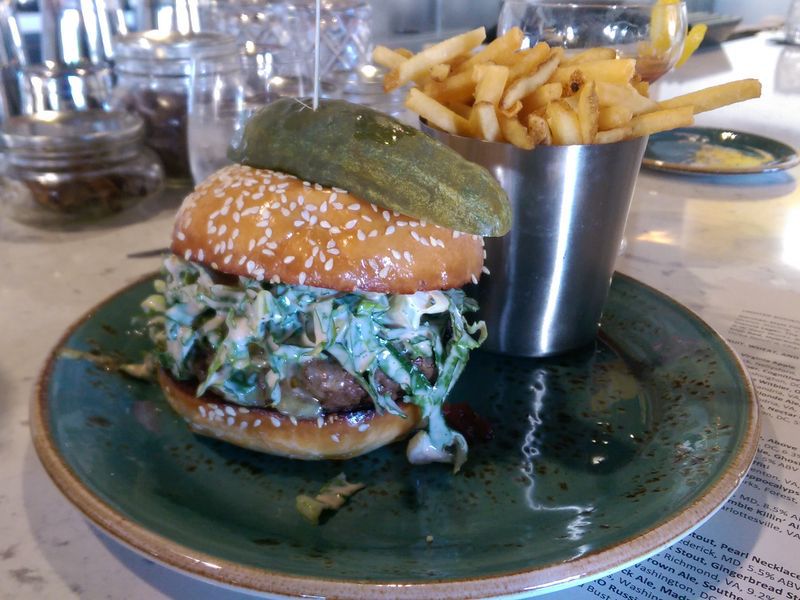 The Burger at Brine [Photo: Missy Frederick]