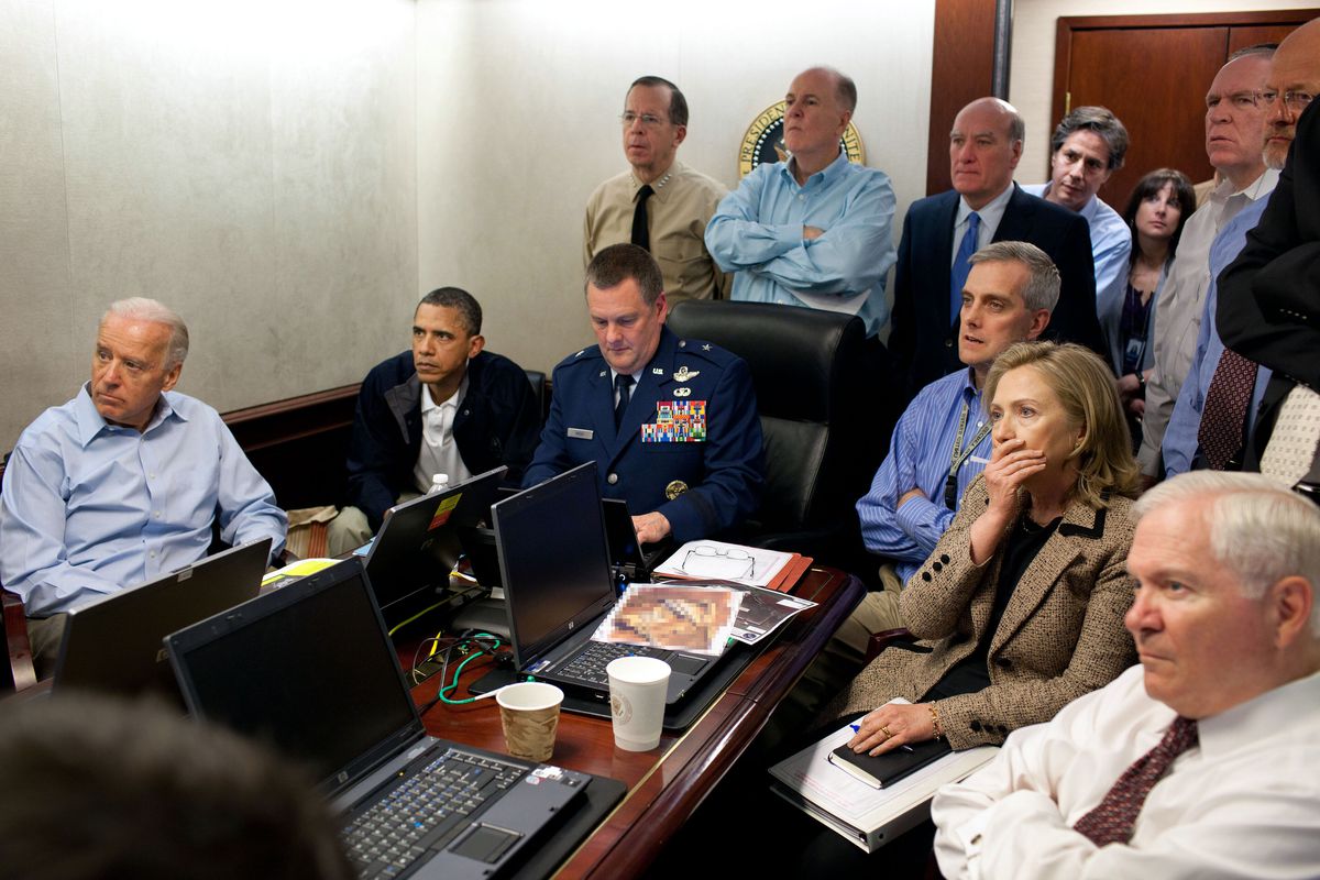 White House officials watch the 2011 raid to kill Osama bin Laden (Pete Souza/The White House via Getty)