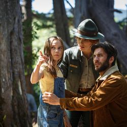 Bryce Dallas Howard is Grace, Wes Bentley is Jack and Oona Laurence is Natalie in Disney's “Pete's Dragon," the adventure of a boy named Pete and his best friend Elliot, who just happens to be a dragon.