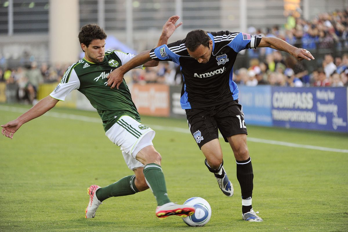 Captain Ramiro Corrales leads to San Jose Earthquakes to the Rose City to face the Portland Timbers