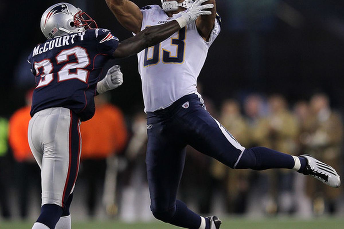 <em>Devin McCourty breaks up a pass intended for Vincent Jackson last September: That's the McCourty we know and love</em>.