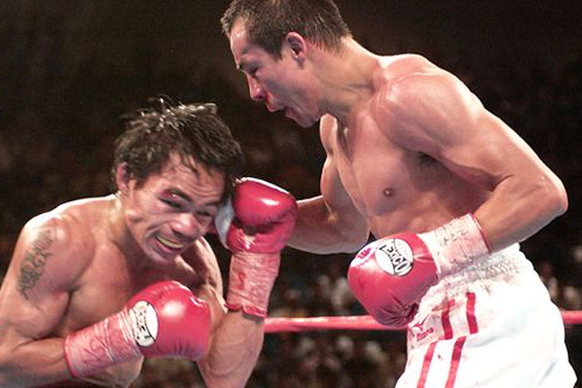 Pacquiao and Marquez fought to a draw in a classic fight in the middle of the decade.