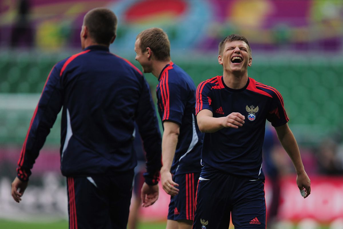 We'll miss Arshavin's facial expressions. 