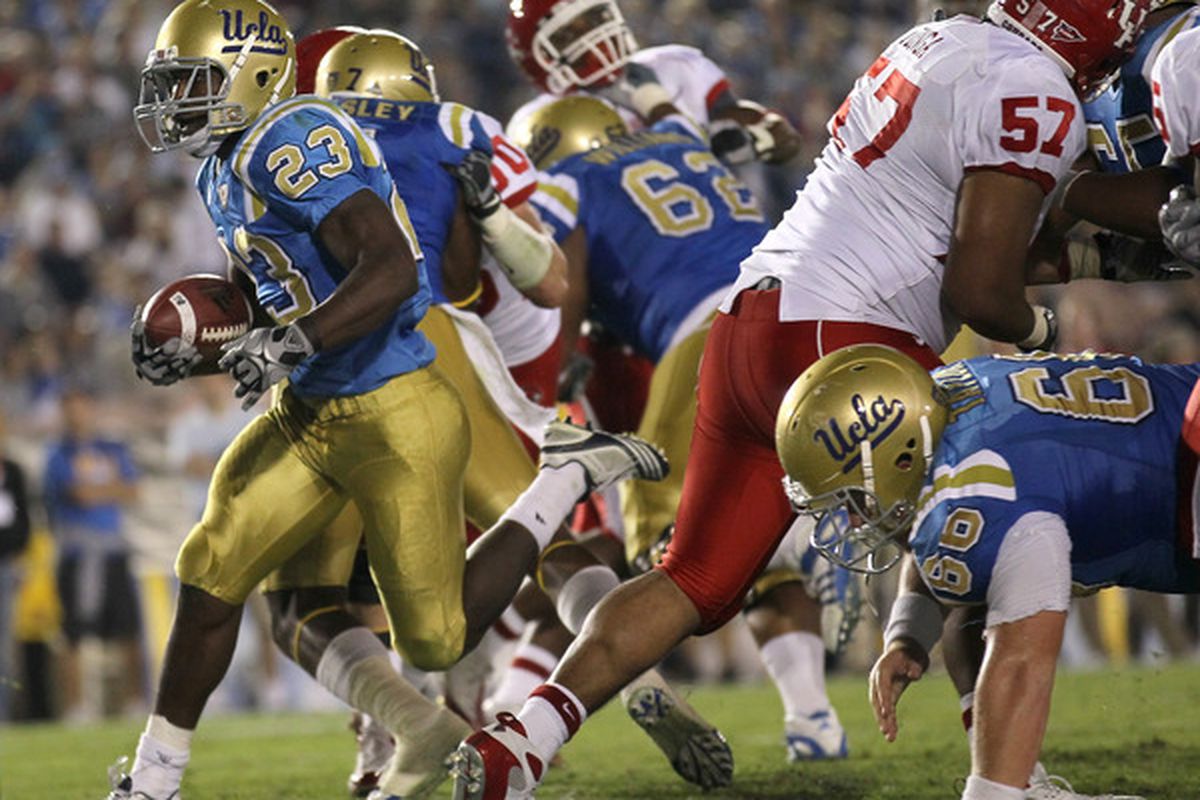 <em>Here is to another big day for the "Filthy Five" and the UCLA running game.</em>