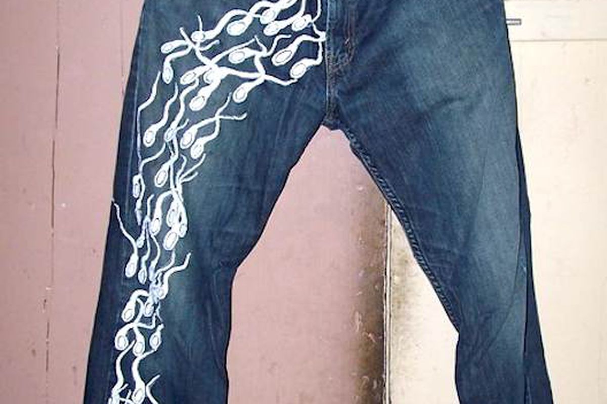 Image via <a href="http://www.reddit.com/r/WTF/comments/g9q3p/words_to_describe_these_jeans_fail_me_wtf/">Reddit</a>