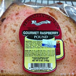 Gourmet Raspberry Pound Cake