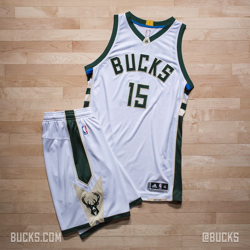 Milwaukee Bucks Home Uniforms